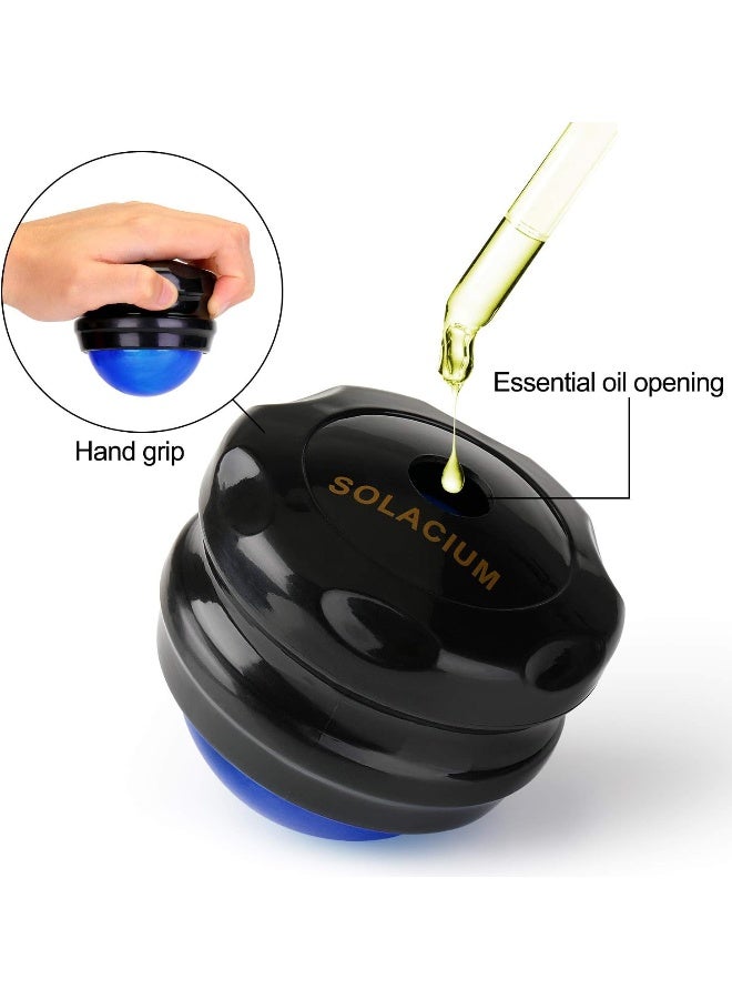 Solacium Manual Massage Roller Ball - Massager and Therapy Tool for Sore Muscles, Shoulders, Arms, Neck, Back, Feet, Body, Deep Tissue, Stiffness, Joint Pain, Stress Relief - Image 5